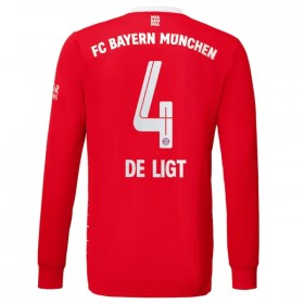 FC Bayern München De Ligt 4 Domaći Nogometni Dresovi 2022-23 L/S